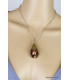 Pendentif tibétain Népalais Coquillage Bijoux tibetains bouddhistes ref 41