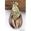Pendentif tibétain Népalais Coquillage Bijoux tibetains bouddhistes ref 41