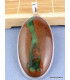 Pendentif oval en CHRYSOPRASE BOULDER Pendentifs pierres naturelles DA14