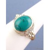Petite bague tibétaine en Turquoise Bagues tibétaines bouddhistes REF72
