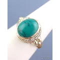 Bague tibétaine en Turquoise plusieurs tailles - Bagues tibétaines bouddhistes