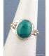 Petite bague tibétaine en Turquoise Bagues tibétaines bouddhistes REF72