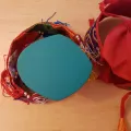 Damaru tibétain pour ceremonie de Tcheu 11 cm - Objets rituels bouddhistes