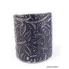 Bracelet manchette métal noir Bracelets tibétains bouddhistes BRM10
