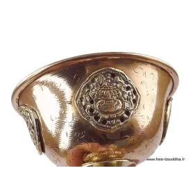 Lampe à beurre tibétaine 15 cm - Lampe à beurre bouddhiste