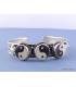 Bracelet tibétain 3 pierres Ying Yang Bijoux tibetains bouddhistes BYY1