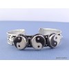 Bracelet tibétain 3 pierres Ying Yang Bijoux tibetains bouddhistes BYY1