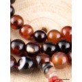 Mala bouddhiste 108 perles AGATES NATURELLES Mala tibétain 108 perles BM25