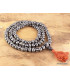 Mala tibétain en os de Yak et mantra Mala tibétain 108 perles mala G2