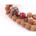 Mala Rudraksha 108 perles - Mala tibétain 108 perles