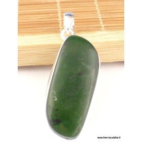 Pendentif en Jade Néphrite forme asymétrique Pendentifs pierres naturelles CZ10.2