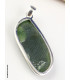 Pendentif en Jade Néphrite forme asymétrique Pendentifs pierres naturelles CZ10.2