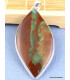 Pendentif Chrysoprase Boulder forme larme Pendentifs pierres naturelles DA14.2