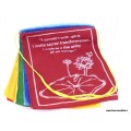 Drapeaux tibétains Paroles de bon augure Drapeaux tibétains DRAT8
