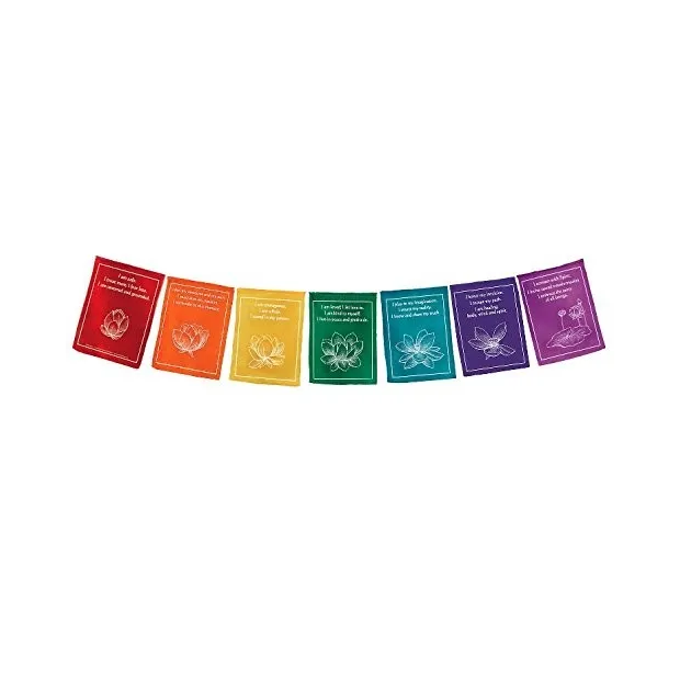 Drapeaux tibétains Paroles de bon augure - Drapeaux tibétains