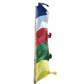 Drapeau tibétain Vertical 5.4 mètres - Drapeaux tibétains