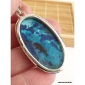 Rare Shattuckite bleue noire Pendentifs pierres naturelles TUV19.1