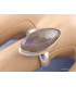Bague Labradorite pourpre forme marquise T 55 Bijoux en Labradorite CZ93.3