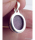 Pendentif Rubis Etoile africain oval Pendentifs pierres naturelles TUV35