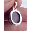 Pendentif Rubis Etoile africain oval Pendentifs pierres naturelles TUV35