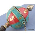 Moulin à prières bouddhiste forme boule 20,5 cm Moulins à Prières tibétains ref 12.4