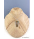 Pendentif argent Ryolite forme écusson Pendentifs pierres naturelles CZ73.1