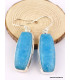 Boucles d'oreilles Smithsonite rectangulaires Bijoux en Smithsonite TUV49.1