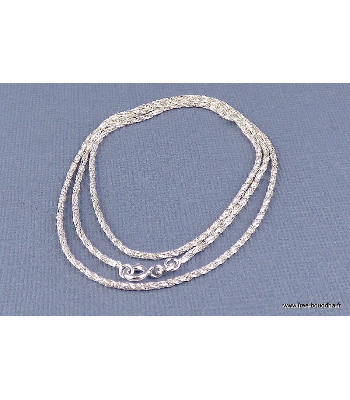 Chaîne argent maille Torsade plusieurs tailles Chaînes en argent TUV55 Chaîne argent maille Torsade plusieurs tailles Chaînes en argent TUV55