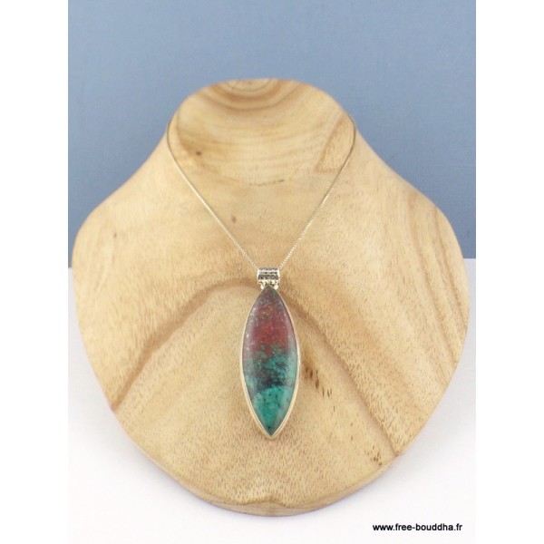 Grand pendentif en Cuprite Jaspe Sonora Pendentifs pierres naturelles KB3.4