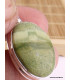 Pendentif Séraphinite sur Opalite oval Pendentifs pierres naturelles RV21.3