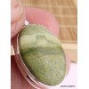 Pendentif Séraphinite sur Opalite oval Pendentifs pierres naturelles RV21.3
