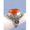 Bague argent Cornaline taille 59 Bijoux en Cornaline JA71.2