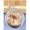Pendentif argent PIERRE DU DESERT effet rocher Pendentifs pierres naturelles DA4.1