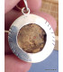 Pendentif argent PIERRE DU DESERT effet rocher Pendentifs pierres naturelles DA4.1