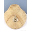 Pendentif argent PIERRE DU DESERT effet rocher Pendentifs pierres naturelles DA4.1