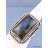 Bague argent Labradorite bleue T 55 Bijoux en Labradorite Bleue AV68.5