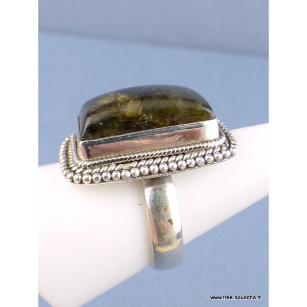Bague argent Labradorite bleue T 55 Bijoux en Labradorite Bleue AV68.5