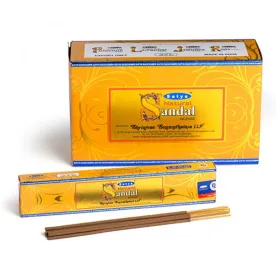 Encens indien Satya Bois de Santal 15 gr - Encens indien traditionnel parfumé