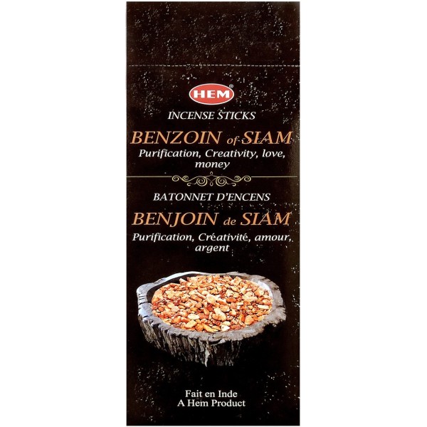 Encens indien Benjoin de Siam hexagonal Encens tibétains, accessoires BENJH1