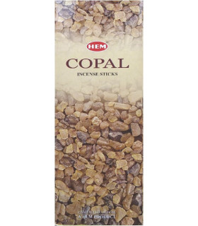 Encens indien Copal boîte hexagonale