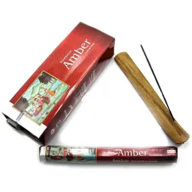 Encens indien Darshan Ambre 10 gr - Encens indien traditionnel parfumé