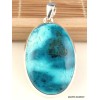 Pendentif Shattuckite forme ovale exceptionnelle Pendentifs pierres naturelles TUV19.4