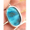 Pendentif Shattuckite forme ovale exceptionnelle Pendentifs pierres naturelles TUV19.4