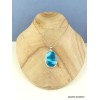 Pendentif Shattuckite forme ovale exceptionnelle Pendentifs pierres naturelles TUV19.4