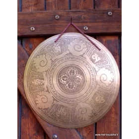 Gong tibétain de méditation 33,5 cm - Objets rituels bouddhistes
