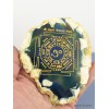 Décoration bouddhiste Mandala sur Agate naturelle Décoration tibétaine MAND2