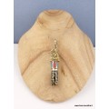 Pendentif tibétain Dieu indien perle de Dzi Bijoux tibetains bouddhistes ref 4178.2