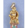 Pendentif tibétain Dieu indien perle de Dzi Bijoux tibetains bouddhistes ref 4178.2