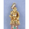 Pendentif tibétain Dieu indien perle de Dzi - Pendentifs tibétains bouddhistes