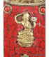 Porte-stylos tibétain métal et pierres Décoration tibétaine PST1
